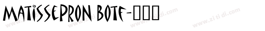 MatisseProN Botf字体转换